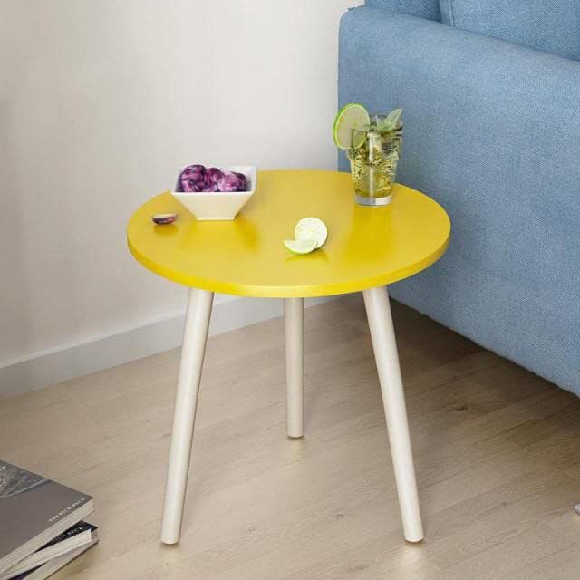 OXMIC Wooden Night Stand For Small Spaces/Antique Side Table/Foldable Table,Display And Accent