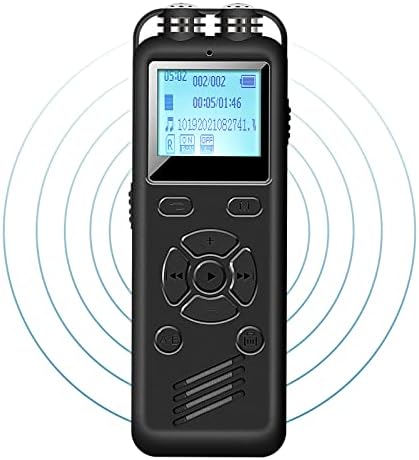 Hubotowin Digital Voice Recorder 16GB Voice Activated Recorder Audio Recorder for Lectures.Meeting.Interview.Tape Recorder with Playback.Recording Device Portable MP3.A-B Function and Variable Speed