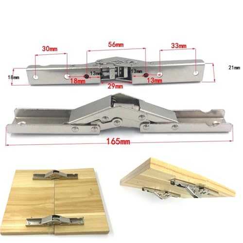 Accessoires table bois pliante charnière 90 à 180 degrés flat