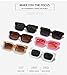 MTZJH Hip-hop Metal Chain Fashion Sunglasses Box Street Shooting Sun-Shading Decoration (Color : C, Size : Medium)