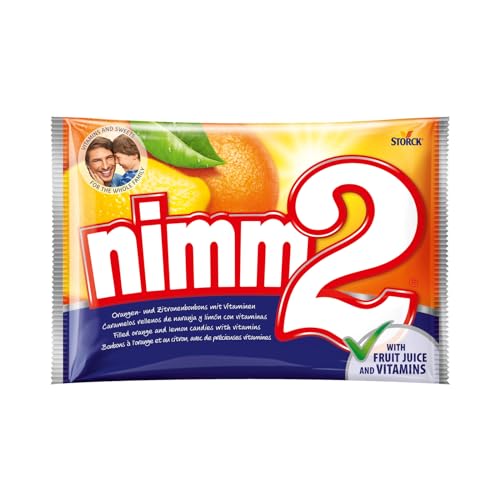 Preisvergleich Produktbild nimm2 Bonbons 1 x 1000g Großpackung Gefüllte Bonbons mit Fruchtsaft und Vitaminen