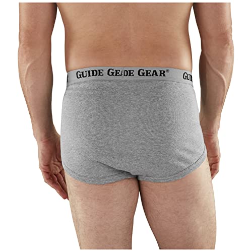 Guide Gear Men Boxers Briefs Pack of 6, Mens Boxer Shorts Underwear in Cotton with Elastic Waistband4