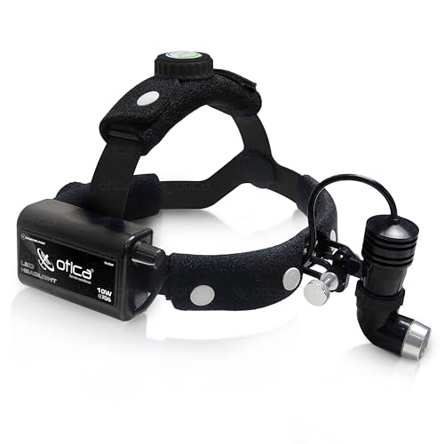 Image of OTICA 10 Watt ENT Surgical LED Headlight for Doctors Hospital and Multi Purpose (Non-Adjustable Focus of Light)