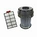 Produktbild HEPA Filter-Set passend für Bosch Serie Roxx´x BGS6 & Siemens VSX6 - alternativ 00649841, 649841, 00570324, 570324 von Microsafe®