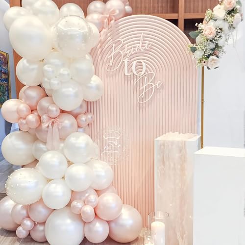 Balloon Arch Kit, 135pcs Pearl White Balloons, 18/12/10/5 Inch, Birthday, Baby Shower, Wedding, Bridal and Graduation Decorations - image 6