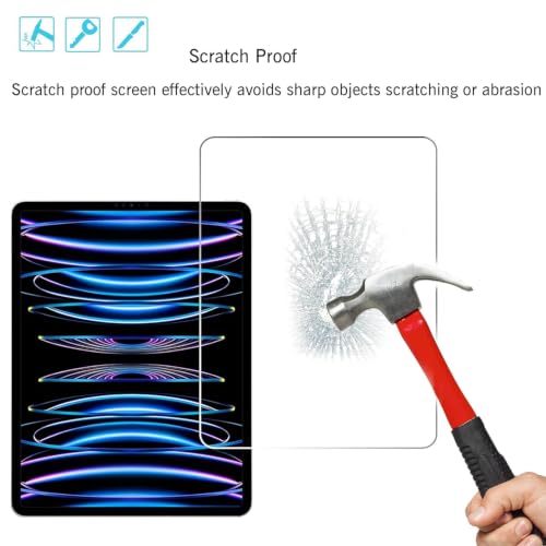 Image of Ailun Screen Protector for iPad Air 4 /5 Generation[10.9 Inch,2022 5th &2020 4th] iPad Pro 11 Inch Display[2022&2021&2020&2018 Release] Tempered Glass [Face ID & Apple Pencil & Case Compatible][2 Pack]