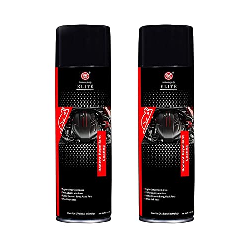 UE Elite Rodent Repellent Coating No Entry Rat Repellent Spray for Cars 250 ML Car Care/Car Accessories/Automotive Products, Pack of 2