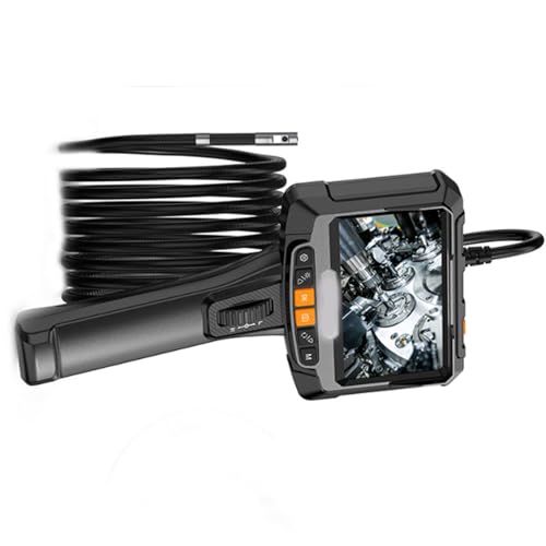 HYZHANHONG 1m, 5- Inch High-Definition Dual Lens Industrial Endoscope, 1080P High-Definition Endoscope Camera, Used for Repairing Automotive Pipeline Tools