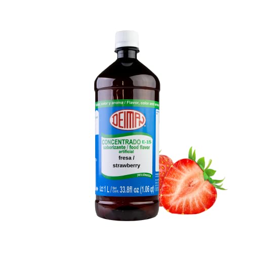 Deiman Artificial Food Flavoring Strawberry E-15 C (33.8 Fl oz)