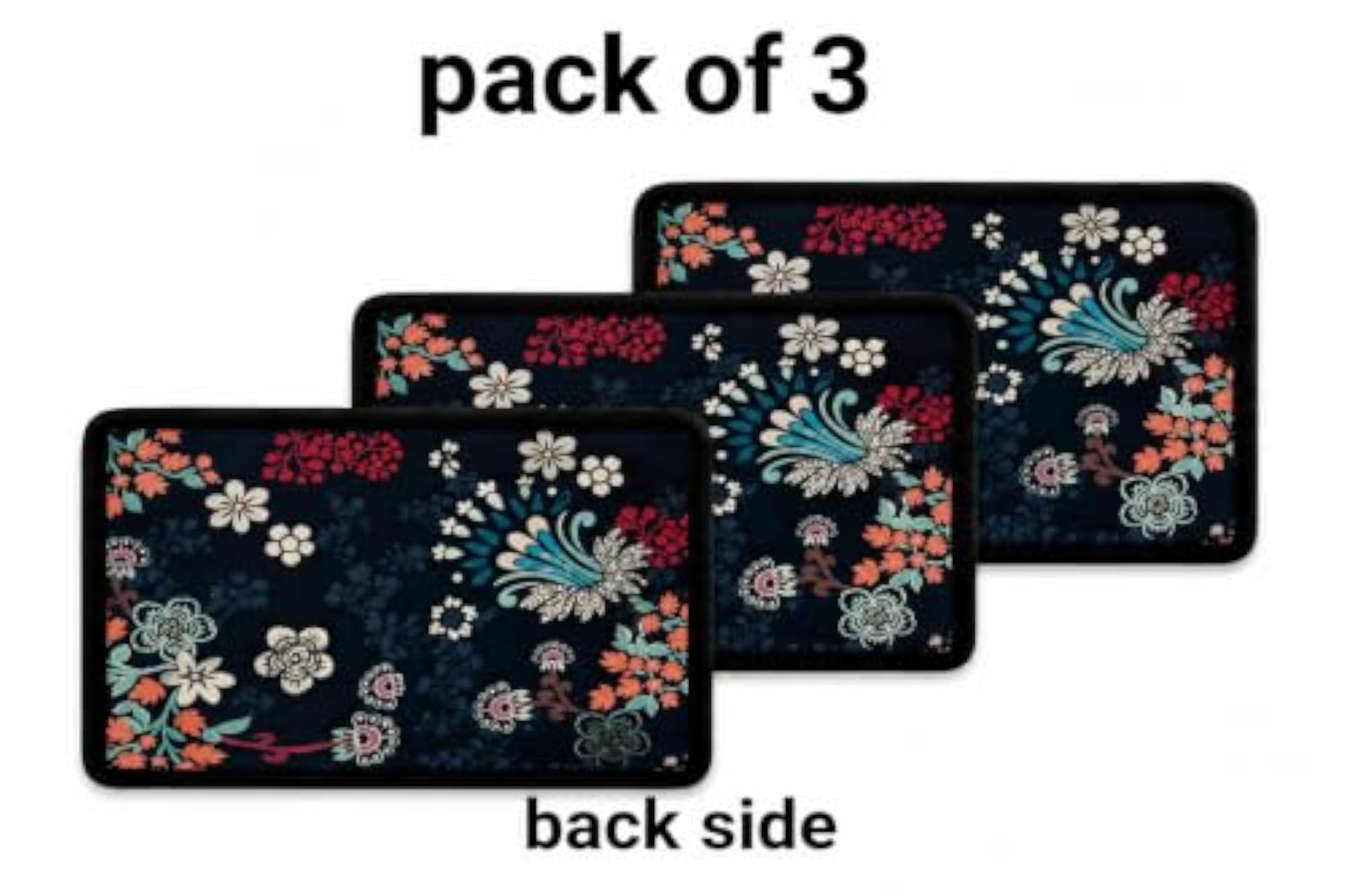 Multipurpose Transparent Zipper Pouch, Pack of 3