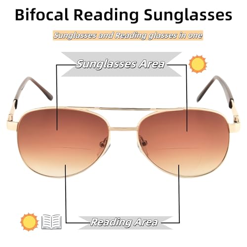 Bifocal Sun Readers Glasses Outdoor Reading Glasses & Sunglasses Unisex4
