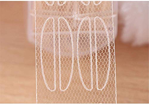 100pair Non Sticky By a Box Makeup Breathable Lace Eyelid Tape And glue- Big Eye Decoration Invisible Double Fold Eyelid Shadow Sticker Perfect for Hooded Droopy Uneven Mono-eyelids (B)