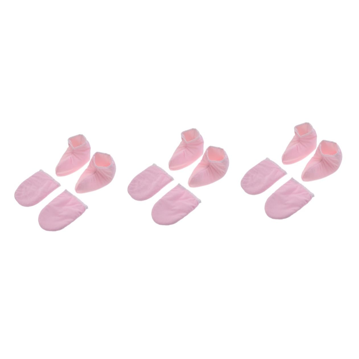 Beavorty 6 Pares Guante Térmico Calentado Mitones Calentadores De Cera De Parafina Guantes De Cera De Parafina Guantes Para Manos Secas Cubierta De Pie De Parafina Producto Spa