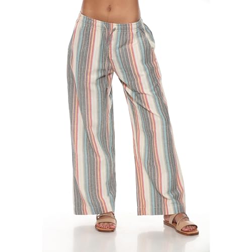 Striped Womens Wide Leg Pants