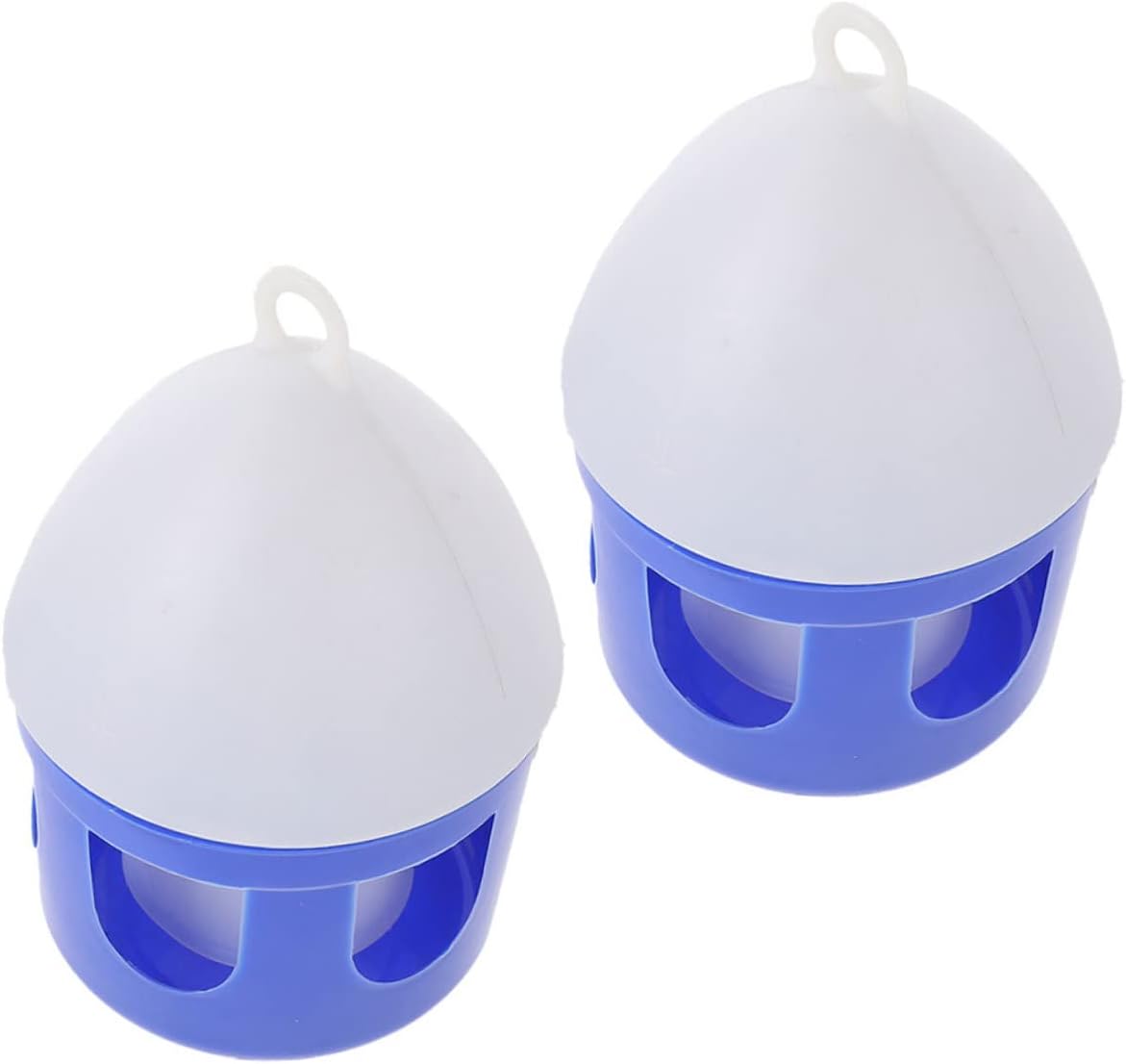 Kisangel 2Pcs Bird Water Fountain Portable Bird Water Feeding Device for Pigeons and Doves Durable Supply for Long Term Water Storage for Busy Owners