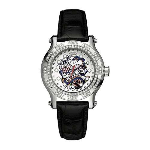 Marc Ecko Reloj Unisex Analogico Cuarzo con Correa de Piel E12589M1