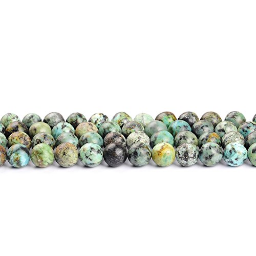 Ruilong, Natural African Turquoise Beads 2/3/4/6/8/10/12mm, Turquoise, 8mm, 8 mm - Image 3