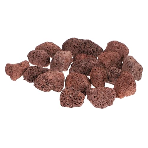 Genérico Grava De Acuario 450g peceras Roca de Lava for Acuario Piedras de Agua Dulce acuarios Rocas volcánicas Material de Filtro para Jardines