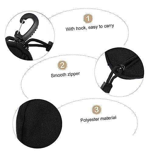 Portable Earphone Storage Bag Waterproof Sports Coin Purse Multi-Purpose Polyester Pouch Adjustable Strap for Outdoor Activities4