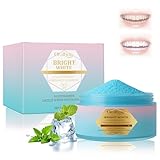 Polvo Blanqueador Dental Azul 100g, Blanqueador Dental Profesional, polvo dental blanqueador, Fórmula Avanzada para Eliminar Manchas de Café/Té, Blanqueamiento Dental de Larga Duración