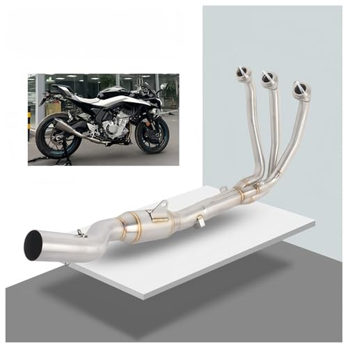 Système d'échappement moto CFmoto 675SR ligne avant inox 51mm