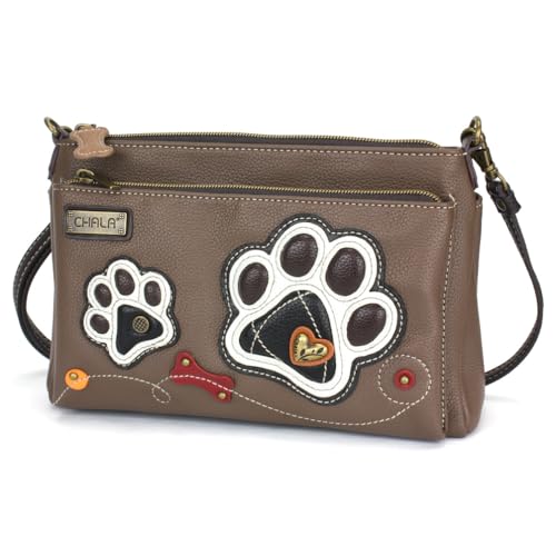 Image of CHALA RFID Protected Vegan Leather Deluxe Crossbody Bag with Adjustable Straps