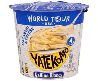Macarrones con queso YATEKOMO vaso de 100 g.