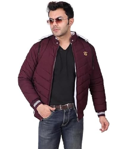 Image of Quark Export Quality Reversible Puffer Jacket in GLD Material best for Winterwear /Hiking /Biking /Camping /Mountaineering /Racing /Climbing /Tracking(Control Temperature up to 3 Degree Celsius.)(3C)