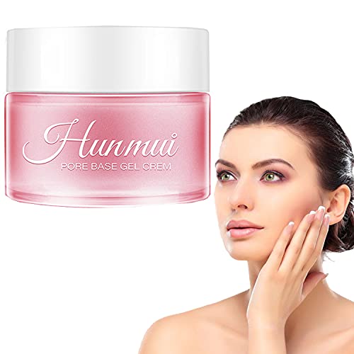 Jelly Pore Base Gel Cream Hydrating Makeup Primer,Silky Moist Delicate Isolating Pore Light Weight Primer,Invisible Pores Natural Face Primer Make Up To Represent Flawless Face Firming Moisturizers