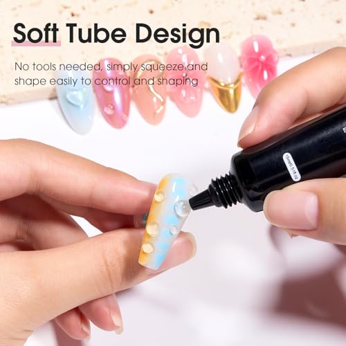 Gel Escultor 3D para Uñas con Pegamento para Piedras 15g miniatura 3