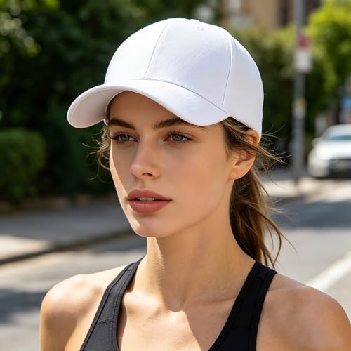 Image of 5 /6 Packs Vintage Washed Plain Baseball Cap Distressed Dad Golf Hat for Men Women