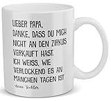 22Feels Vater Tochter Tasse Papa Geschenk Vatertag für Papi Geburtstag Idee Vati Spruch