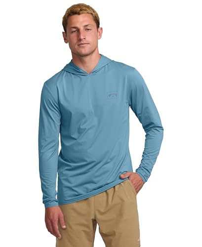 Billabong Men's Arch Mesh Long Sleeve Hooded Rashguard 50+ Uv Protection