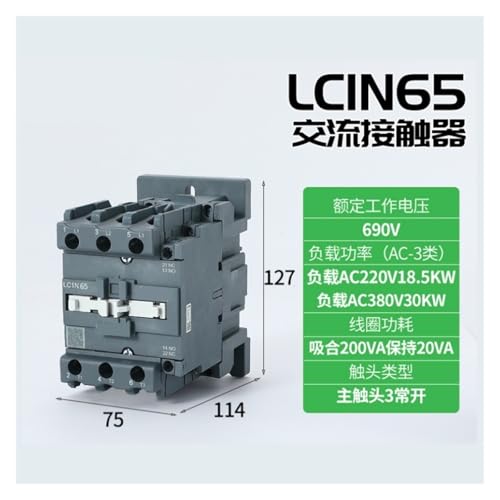 Contacteur CA LC1N0910 380V pour circuit de commande électrique