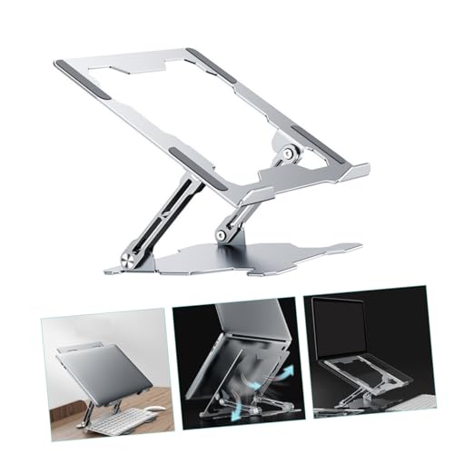 Soporte ajustable para laptop ABOOFAN plateado miniatura 6