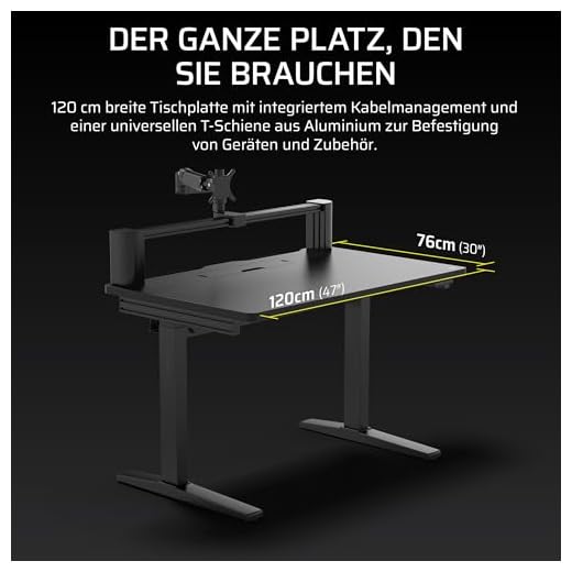 Corsair Platform:4 Verstellbarer Gaming-Schreibtisch