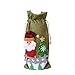 Produktbild Marico Nahum Weihnachten Weinflasche Tasche Abdeckungen, Rotwein Sack Santa Rentier Weihnachtsbaum Wein Tasche für Home Dinner Party Hotel Küche Tischdekoration