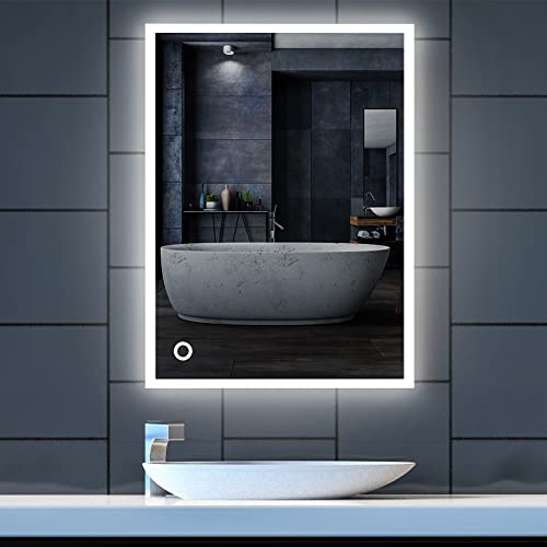YIQAN Espejo de Baño con Iluminación LED 30W 2400 4000K Cover