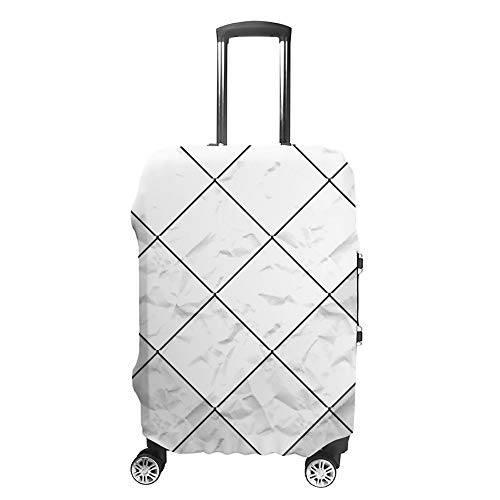 Housse de valise de voyage elastique grise lavable et resistant poussiere