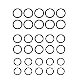 Das Paket beinhaltet: 30 Stück Schlüsselringe, 10 Stück 25 mm/0,98 Zoll Schlüsselringe, 10 Stück 28 mm/1,1 Zoll Schlüsselringe, 10 Stück 30 mm/1,18 Zoll Schlüsselringe ,genügend Menge für Ihren täglichen Gebrauch.