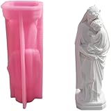 Faites vous-même des bougies : percez un trou dans le moule en silicone et passez la mèche de la bougie à travers le trou, puis versez le liquide de cire préparé dans le moule en silicone, attendez qu'il se fixe, puis retirez la bougie.