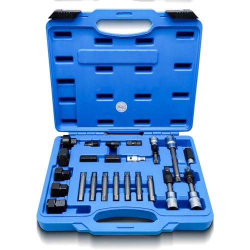 Outil de retrait poulie alternateur CCLIFE coffret de 23 douilles embouts