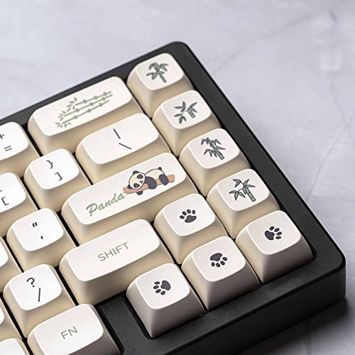 Keycaps PBT XDA finie la brillance : 133 touches Panda clavier mécanique - 5