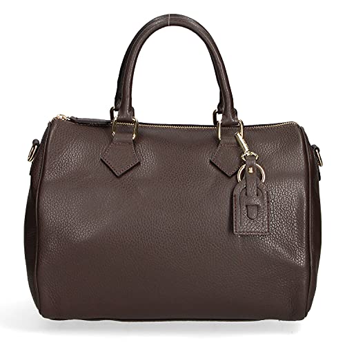 Chicca Borse Borsa Donna a Mano Pelle con Tracolla Bauletto