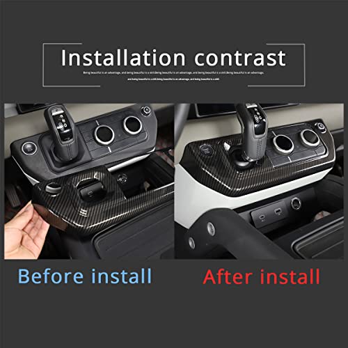beienta Center Control Air Conditioning Mode Button Frame for Land Rover Defender 110 2020 2021 2022 2023 Car Accessories