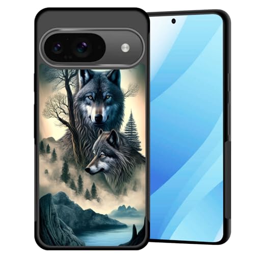 Coque Google Pixel 10 / 10 Pro 6,3" en polycarbonate haut de gamme motif loup sauvage