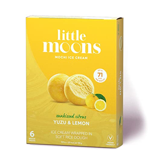 Little Moons Yuzu Lemon Mochi Ice Cream, 6 x 32g (Frozen)