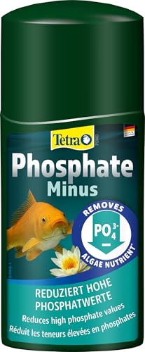 Tetra Pond PhosphateMinus - Wasseraufbereiter zur Reduzierung des Algennährstoffs Phospat im Gartenteich, 250 ml