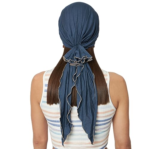 Image of The Headscarves Women Bamboo Pre Tie Scarf (HS107 Multicolor)