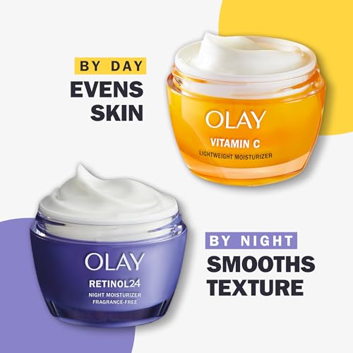 Olay Vitamin C Face Moisturizer, Brightening Cream for Women, Instant Hydration, Evens Tone, Dark Spot & Hyperpigmentation Reduction, Glowing Skin Care - Niaciniamide, Lactic Acid, 1.7 Oz - Image 7